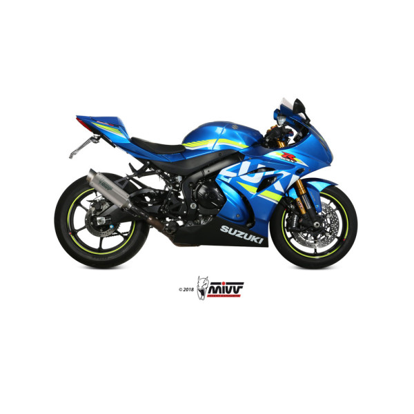 Вихлопна система Slip-On (GP Pro) MIVV для Suzuki GSX-R 1000 (17-20) титановий