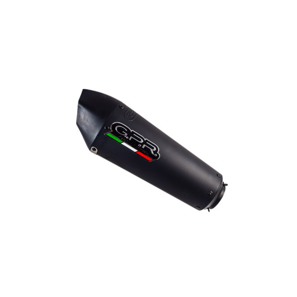 Глушник G.P.R GPE Ann. Чорний Титан Slip-On, Титан - Suzuki V-Strom DL 1000 14-16 e3