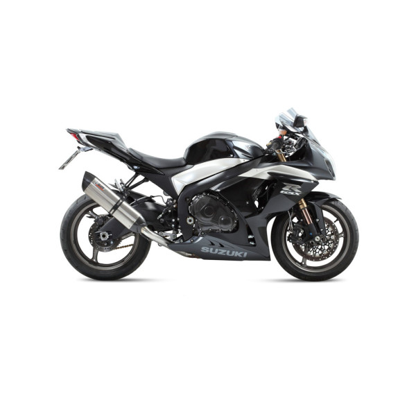 Випускні системи Slip-On Line (Suono) MIVV для Suzuki GSX-R 1000 (09-11) сріблясті