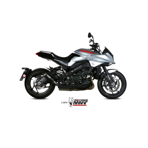Глушник мотоцикловий Slip-On Line (MK3) MIVV для Suzuki Katana 1000 (19-) чорний