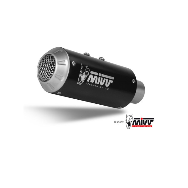 Глушник мотоцикловий Slip-On Line (MK3) MIVV для Suzuki Katana 1000 (19-) чорний