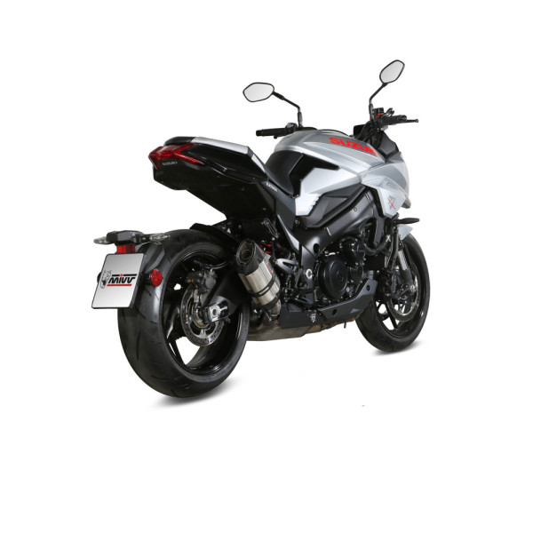 Глушник мотоцикловий Slip-On Line (Suono) MIVV для Suzuki Katana 1000 (19-) чорний