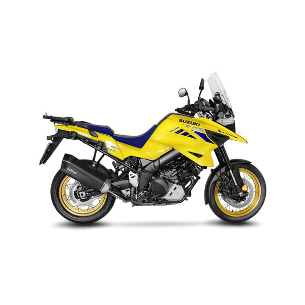 Глушник мотоцикловий LeoVince LV-12 Black Edition Slip-On, Нержавіюча сталь до Suzuki V-Storm 1050 ABS / XT 20-
