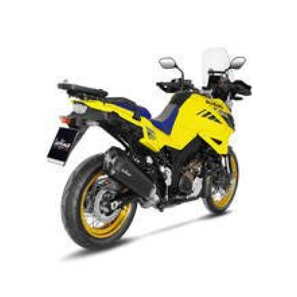 Глушник мотоцикловий LeoVince LV-12 Black Edition Slip-On, Нержавіюча сталь до Suzuki V-Storm 1050 ABS / XT 20-