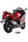 Випускні системи Slip-On Line (Speed Edge) MIVV для Suzuki GSX-R 1300 Hayabusa (08-17) сріблясті