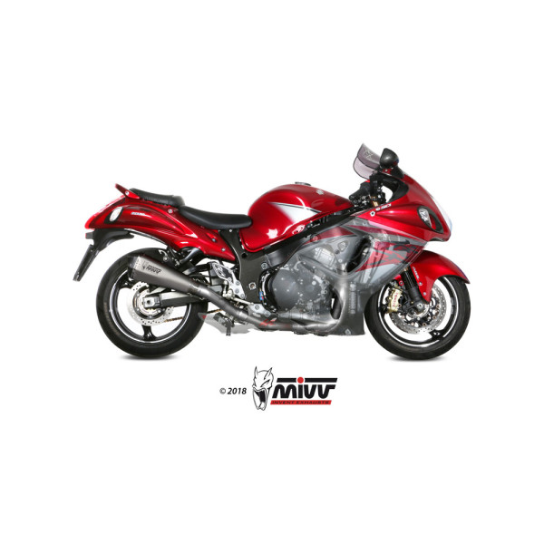 Повний вихлопний системи (Delta Race) MIVV для Suzuki GSX-R 1300 Hayabusa (08-17) титановий
