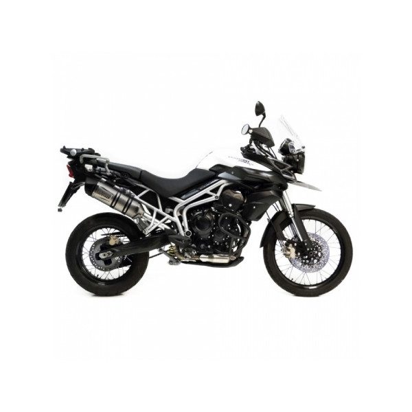 Глушник LeoVince LV One Evo Slip-On, Нержавіюча сталь для Triumph Tiger 800 XC/XCA/XCX/XR/XRX 11-16