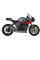 Глушник мотоцикловий Slip-On Line (Suono) MIVV для Triumph Speed Triple 1050 R / S / RS (16-17) срібний