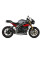 Глушник мотоцикловий Slip-On Line (Suono) MIVV для Triumph Speed Triple 1050 R / S / RS (16-17) чорний