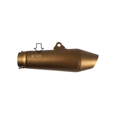 Глушник G.P.R Vintavoge Bronze Cafè Racer Slip-On, Нержавіюча сталь - Triumph Bonneville Thruxton 1200 16-19