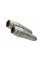 Подвійний глушник G.P.R Deeptone Inox Cafè Racer Slip-On, Нержавіюча сталь - Triumph Bonneville Thruxton 1200 16-19