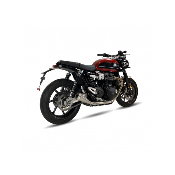 Глушник мотоцикловий IXIL OVC11SS Ironhead Conical Triumph Bonneville Newchurch/ SE (15-16)/ Thruxton 1200/ R (16-20)/ Speed Twin 1200 (19-23) на ліву сторону