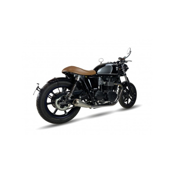 Глушник мотоцикловий IXIL OVC11SS Ironhead Conical Triumph Bonneville Newchurch/ SE (15-16)/ Thruxton 1200/ R (16-20)/ Speed Twin 1200 (19-23) на праву сторону