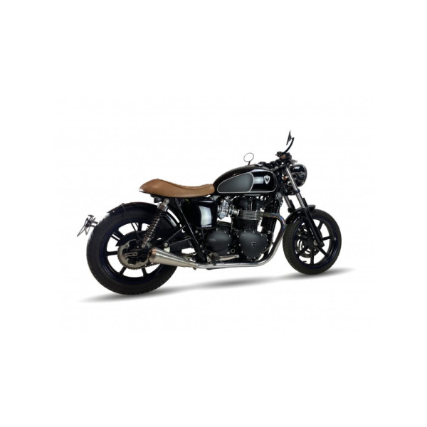 Глушник мотоцикловий IXIL OVC11SS Ironhead Conical Triumph Bonneville Newchurch/ SE (15-16)/ Thruxton 1200/ R (16-20)/ Speed Twin 1200 (19-23) на праву сторону