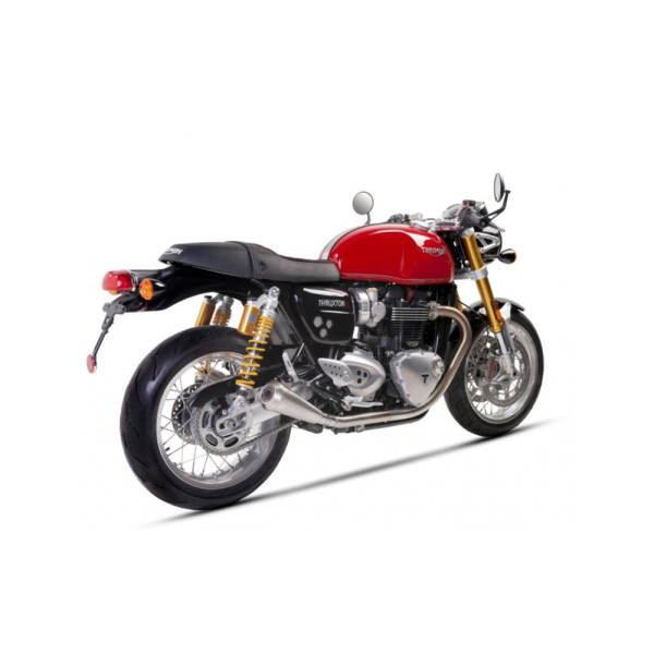 Глушник мотоцикловий IXIL OVC11SS Ironhead Conical Triumph Bonneville Newchurch/ SE (15-16)/ Thruxton 1200/ R (16-20)/ Speed Twin 1200 (19-23) на праву сторону
