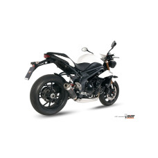 Глушник мотоцикловий Slip-On (GP) MIVV для Triumph Speed Triple 1050 R / S / RS (11-15) carbon