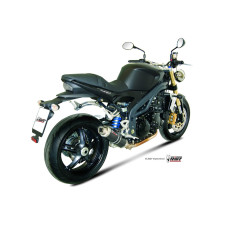 Глушник мотоцикловий Slip-On (GP) MIVV для Triumph Speed Triple 1050 R / S / RS (07-10) carbon