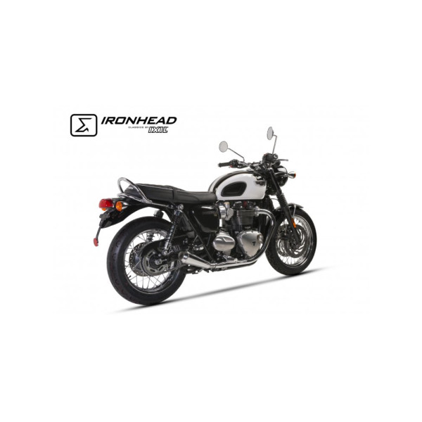 Вихлопна система IXIL OVC11SS Ironhead Conical Triumph Bonneville T100/ Black (18-20)/ T120 (16) на праву сторону