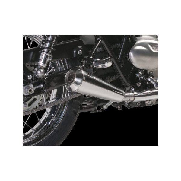 Глушник мотоцикловий IXIL OVC11SS Ironhead Conical Triumph Bonneville/ T100 (07-15) на праву сторону