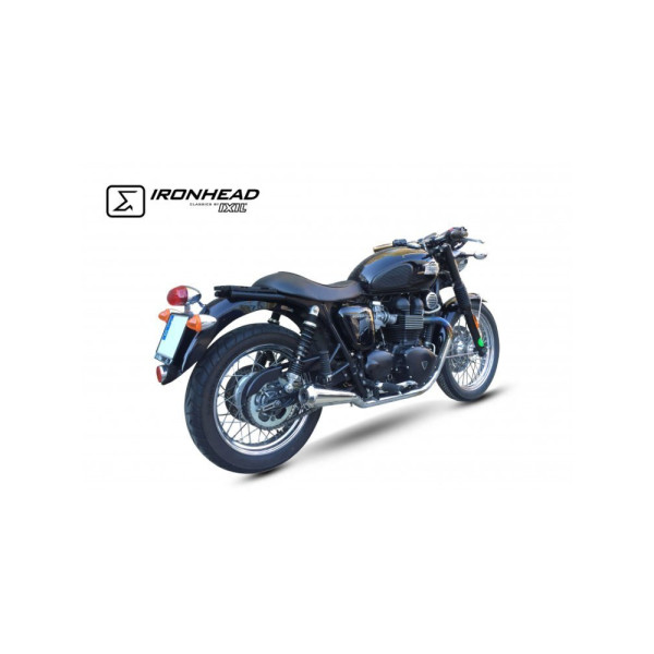 Глушник мотоцикловий IXIL OVC11SS Ironhead Conical Triumph Bonneville/ T100 (07-15) на праву сторону