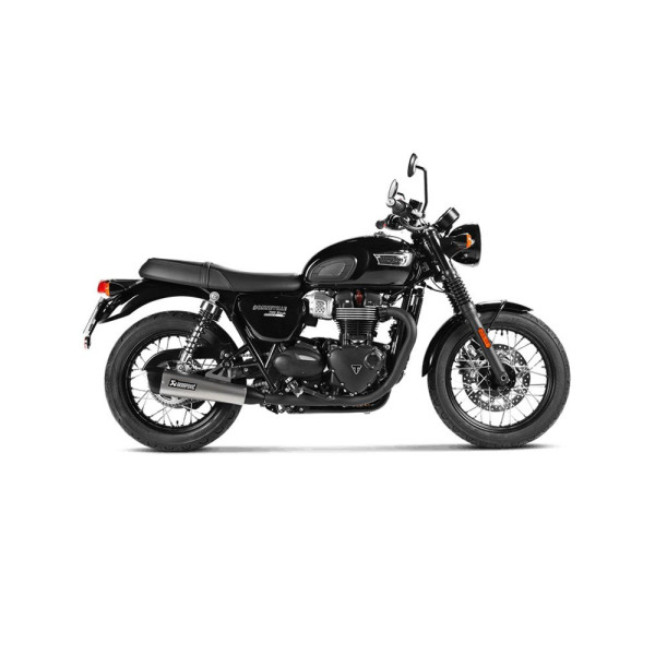 Випускні системи Slip-On Line Титан + Вуглецеве волокно Akrapović для Triumph Bonneville T120 16-20 / T100 17-20