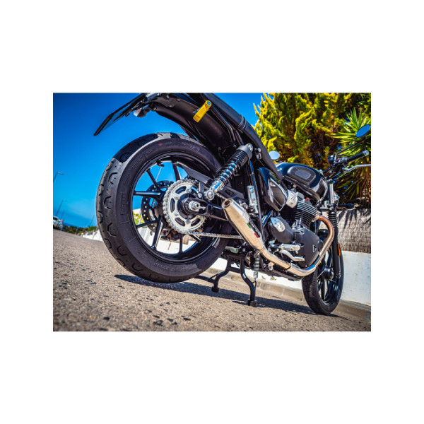 Подвійний глушник G.P.R Deeptone Inox Slip-On, нержавіюча сталь - Triumph Street Twin 900 15-19 e3