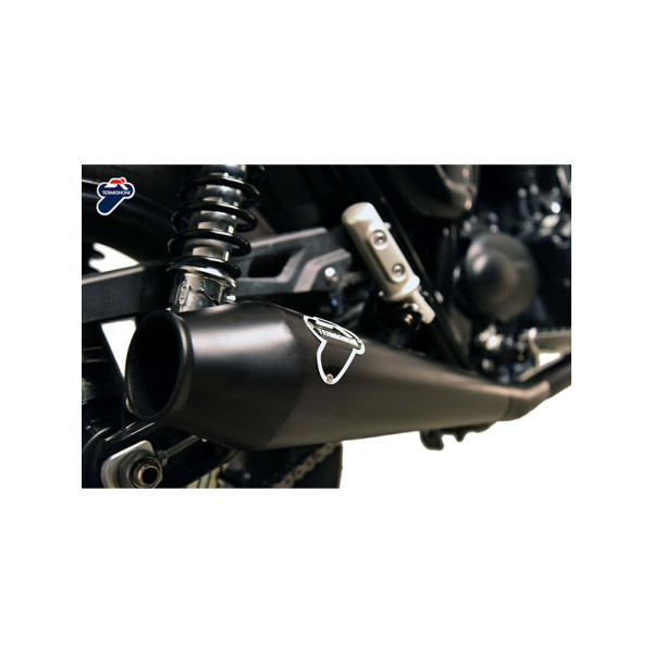 Вихлопна система 2x1 Termignoni Slip-On нержавіюча сталь для Triumph Street Twin (16-20) чорна