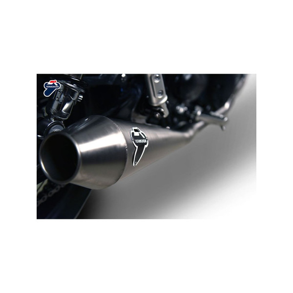 Вихлопна система 2x1 Termignoni Slip-On нержавіюча сталь для Triumph Street Twin (16-20)