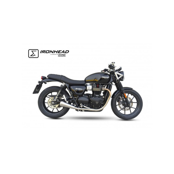 Глушник мотоцикловий IXIL OVC11SS Ironhead Conical Triumph Street/ Speed Twin 900 (16-22)/ Street Cup