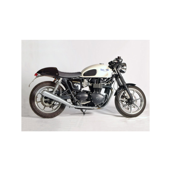 Випускні системи Spark Classic 70's для Triumpha Bonneville SE (05-15) сріблясті