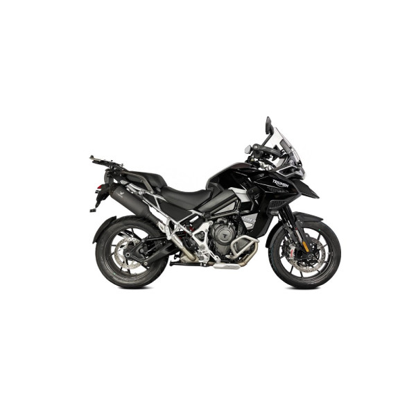 Глушник мотоцикловий IXRACE Desert Triumph Tiger 1200 GT/ Rally (22-)/ 850/ 900 (20-23) чорний, без гомологації