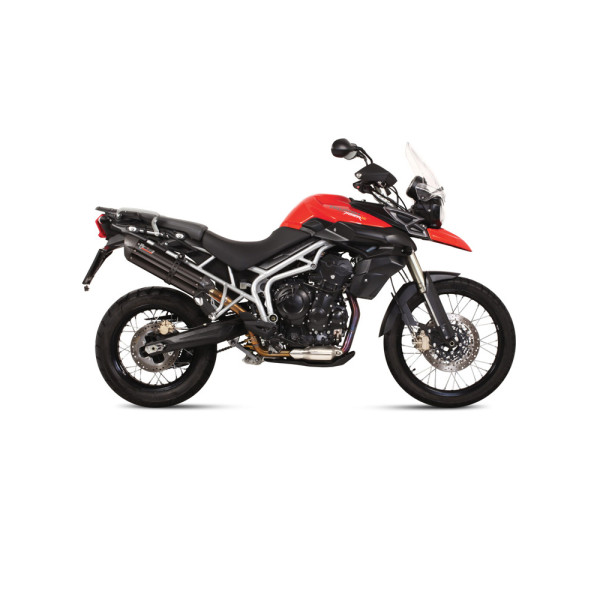 Глушник мотоцикловий Slip-On Line (Suono) MIVV для Triumph Tiger 800 XC / XR / XRX / XCX / XRT / XCA (11-16) чорний