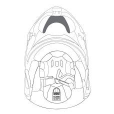 Підборідник AGV до шолома Sportmodular (XL-XXL-XXXL) літній