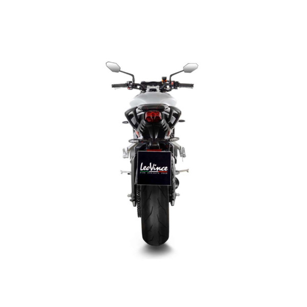 Глушник LeoVince LV One Evo Slip-On, Нержавіюча сталь для Triumph Street Triple 765 S/SA2/R/R LRH/RS 17-21