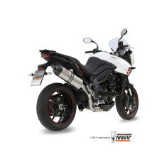 Глушник мотоцикловий Slip-On Line (Oval) MIVV для Triumph Tiger 1050 Sport (13-16) титановий