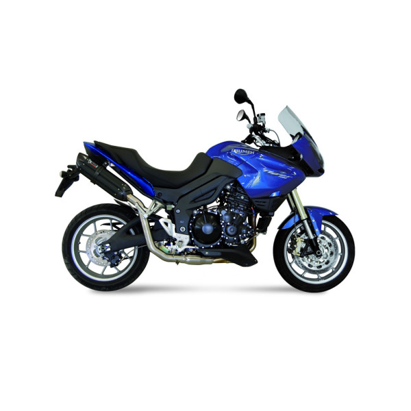 Глушник мотоцикловий Slip-On Line Standard (Suono) MIVV для Triumph Tiger 1050 (07-12) чорний