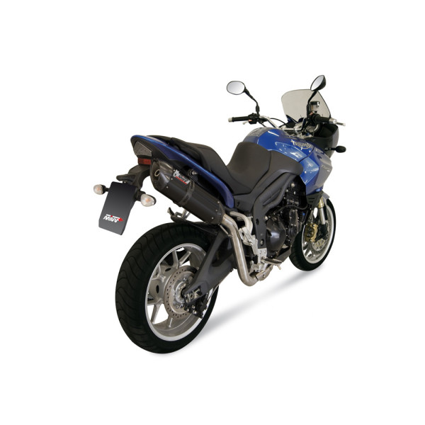 Глушник мотоцикловий Slip-On Line Standard (Suono) MIVV для Triumph Tiger 1050 (07-12) чорний