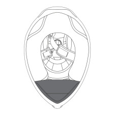 Підборідник AGV до шолома K1 (XS-S-MS)/K1 S (XS-S-M)