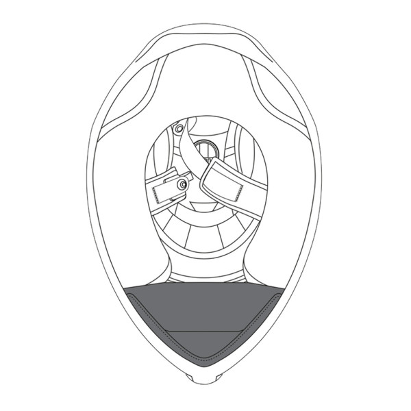 Підборідник AGV до шолома K1 (XS-S-MS)/K1 S (XS-S-M)