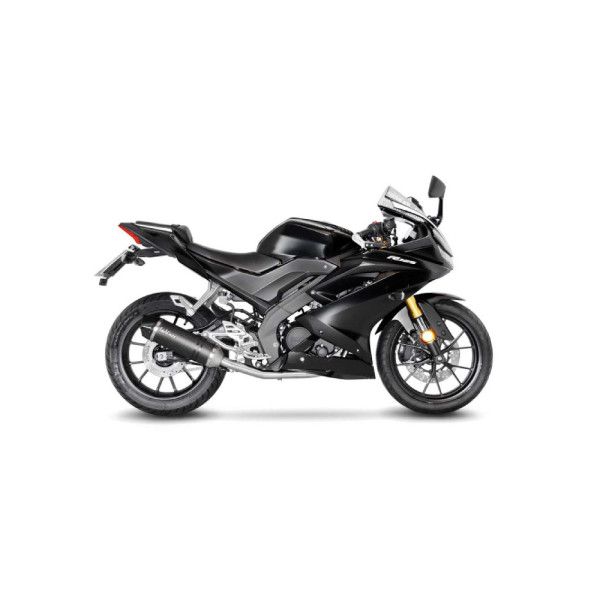 Повний вихлопний колектор LeoVince LV One Evo Нержавіюча сталь для Yamaha MT-125 20, YZF-R 125 19-20