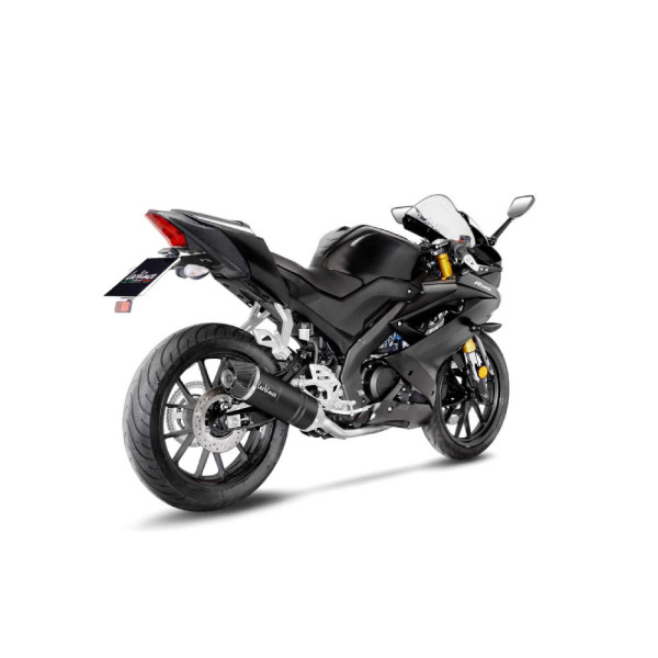 Повний вихлопний тракт LeoVince LV One Evo Нержавіюча сталь для Yamaha MT-125 20, YZF-R 125 19-20