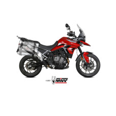 Глушник мотоцикловий Slip-On Line (Oval) MIVV для Triumph Tiger 900 / GT / Pro / Rally (21-) карбон