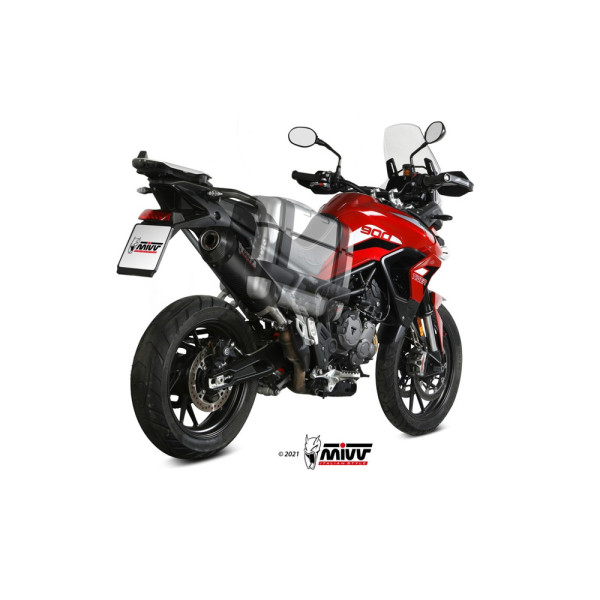 Глушник мотоцикловий Slip-On Line (Oval) MIVV для Triumph Tiger 900 / GT / Pro / Rally (21-) карбон