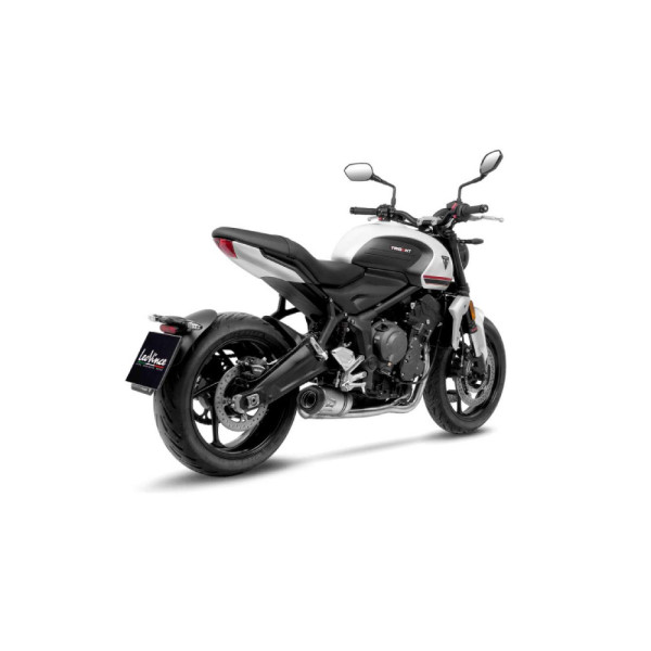 Повний вихлопний комплект LeoVince LV ONE EVO з каталізатором Нержавіюча сталь для Triumph Trident 660 21- / Tiger Sport 660 22-