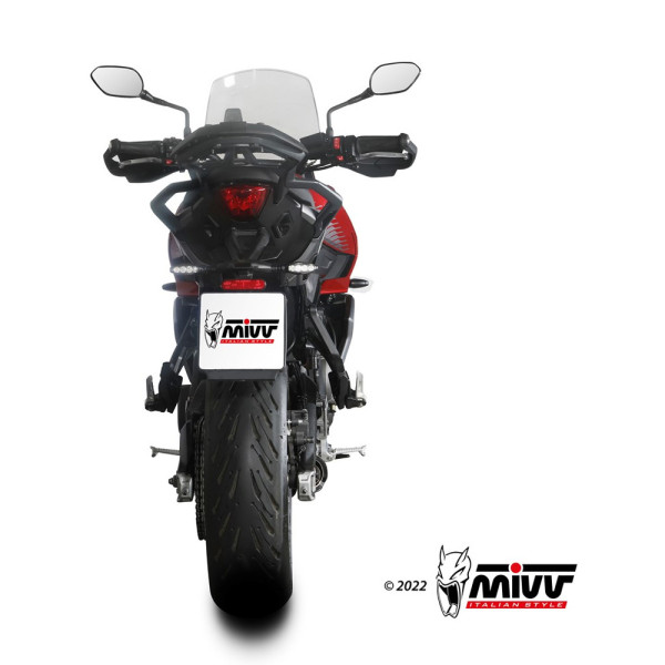 Повний вихлопний комплект (X-M5) MIVV для Triumph Tiger Sport 660 / Trident 660 (21-) чорний