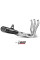 Повний вихлопний комплект (X-M5) MIVV для Triumph Tiger Sport 660 / Trident 660 (21-) чорний