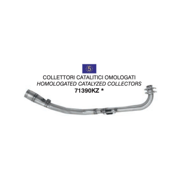 Колектор Arrow з гомологацією - Yamaha T-Max 500 08-11
