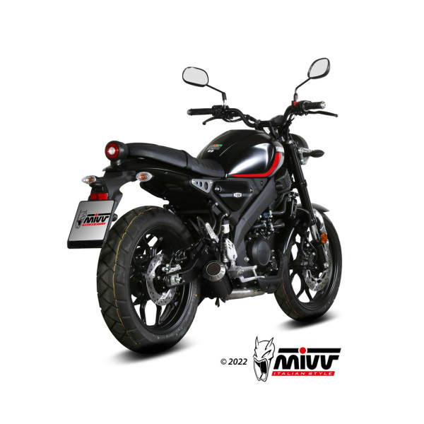 Повний вихлопний комплект (MK3) MIVV для Yamaha XSR 125 (22-) чорний