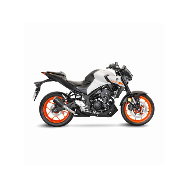 Вихлопна система LeoVince LV-10 Black Edition Yamaha MT-03/ YZF-R3 (18-) нержавіюча сталь