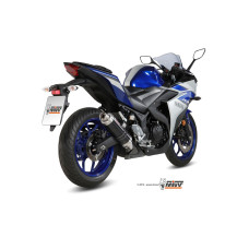Глушник мотоцикловий Slip-On (GP) MIVV для Yamaha YZF 250 R25 / YZF-R3 (15-) чорний